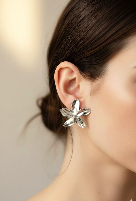 Boucles d'oreilles clip Yaen en acier inoxydable