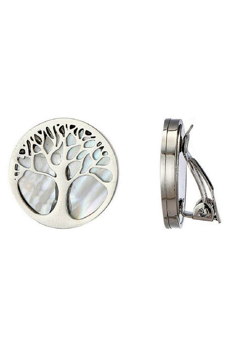 Boucles d'oreilles clip Zakiah en acier inoxydable