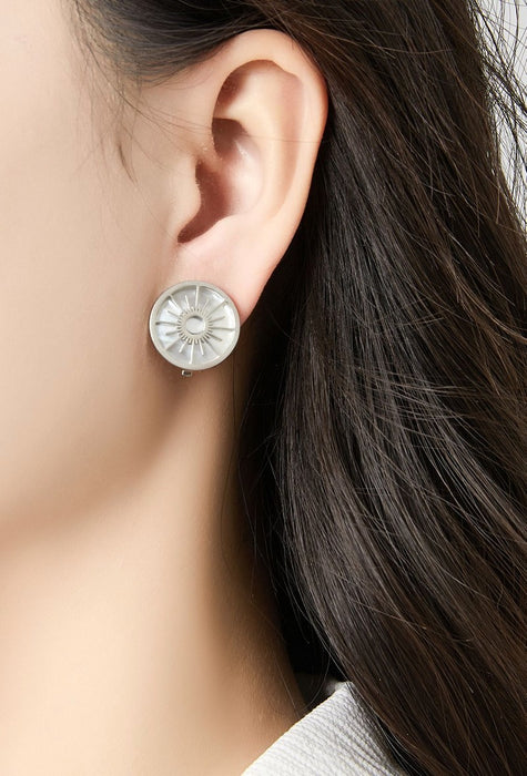 Boucles d'oreilles clip Zandra en acier inoxydable