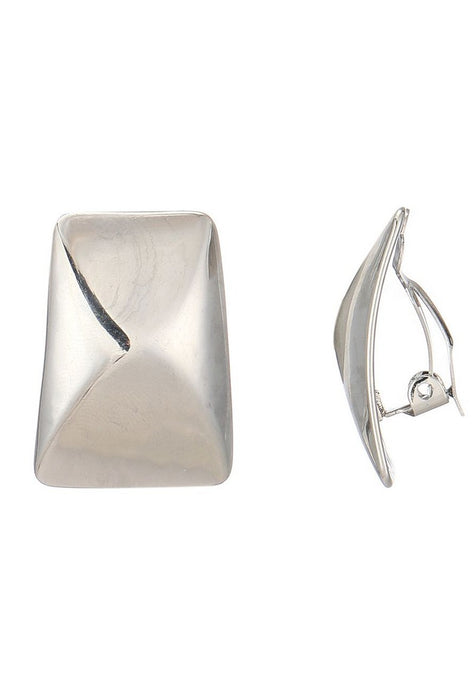 Boucles d'oreilles clip Zanna en acier inoxydable