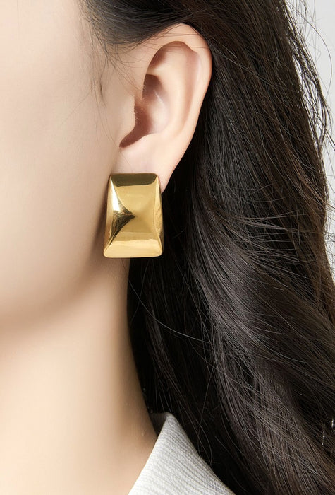 Boucles d'oreilles clip Zanna en acier inoxydable