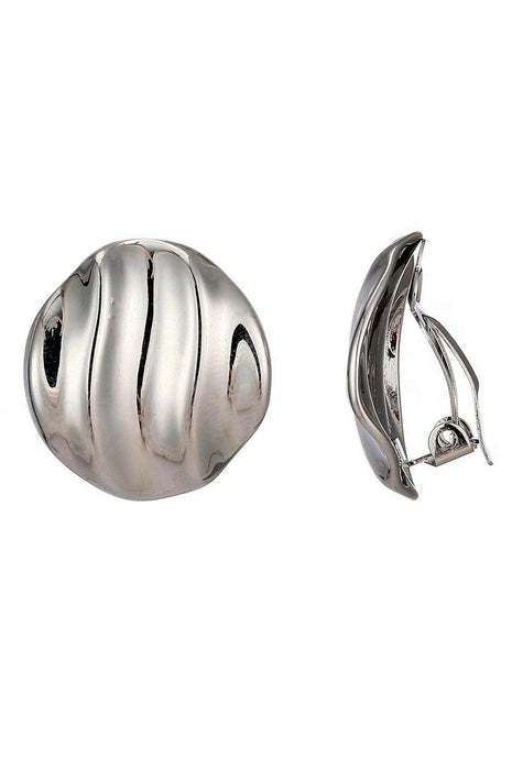 Boucles d'oreilles clip Zaramama en acier inoxydable