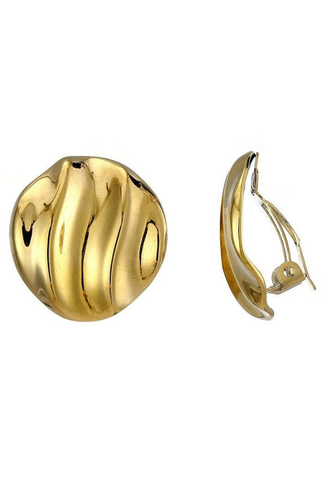 Boucles d'oreilles clip Zaramama en acier inoxydable