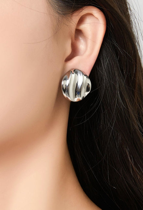 Boucles d'oreilles clip Zaramama en acier inoxydable