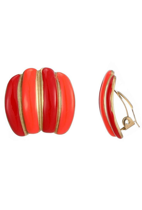 Boucles d'oreilles clip Zelma en acier inoxydable