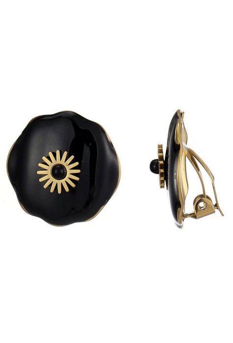 Boucles d'oreilles clip Zenoviaa en acier inoxydable