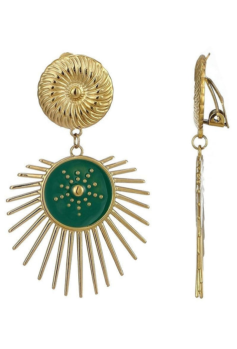 Boucles d'oreilles clip Zeynep en acier inoxydable