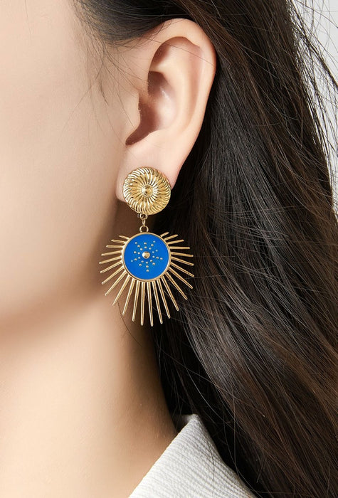 Boucles d'oreilles clip Zeynep en acier inoxydable