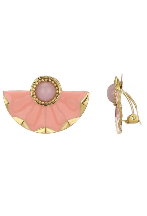 Boucles d'oreilles clip Zhaleh en acier inoxydable