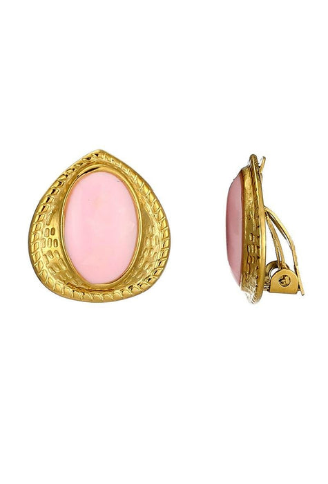 Boucles d'oreilles clip Zibiah en acier inoxydable