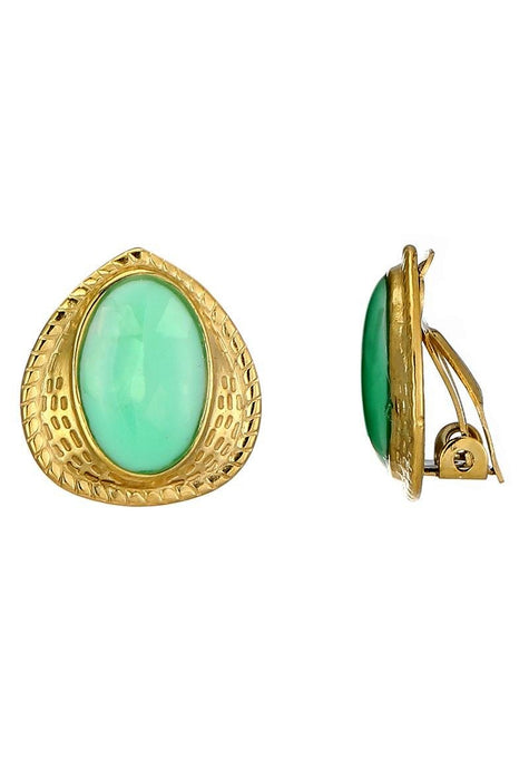 Boucles d'oreilles clip Zibiah en acier inoxydable