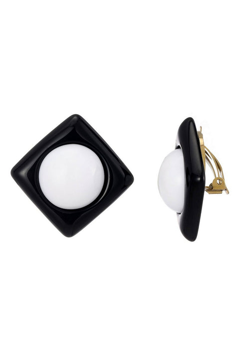 Boucles d'oreilles clip Zillah en acier inoxydable