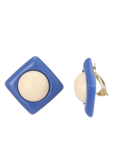 Boucles d'oreilles clip Zillah en acier inoxydable