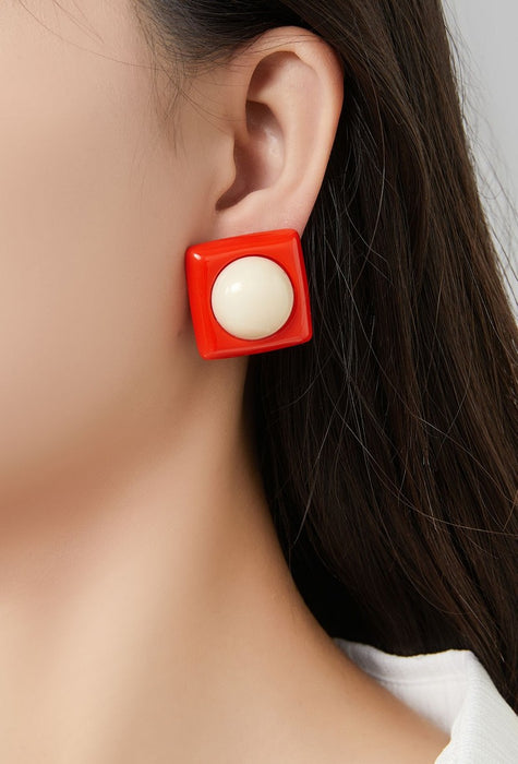 Boucles d'oreilles clip Zillah en acier inoxydable