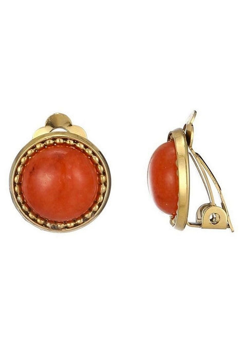 Boucles d'oreilles clip Zinovia en acier inoxydable