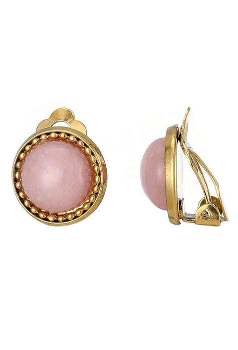 Boucles d'oreilles clip Zinovia en acier inoxydable