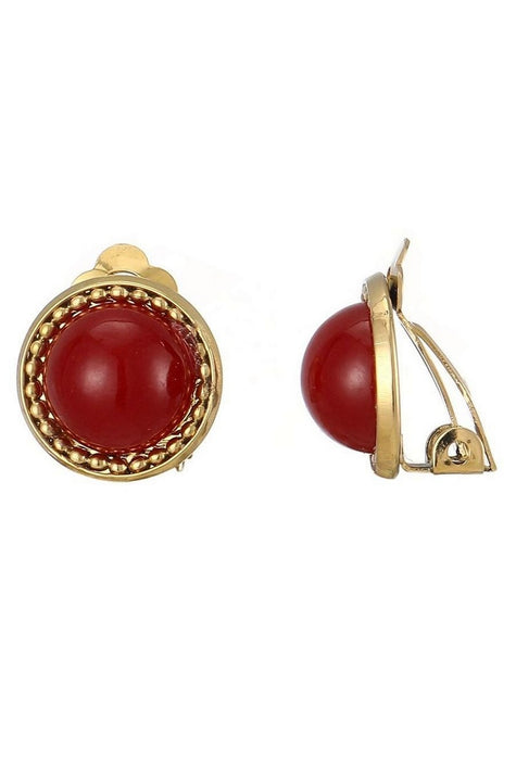 Boucles d'oreilles clip Zinovia en acier inoxydable