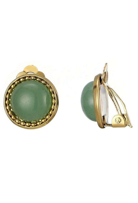 Boucles d'oreilles clip Zinovia en acier inoxydable