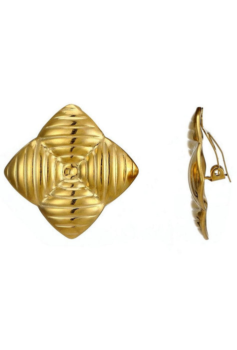 Boucles d'oreilles clip Zorione en acier inoxydable