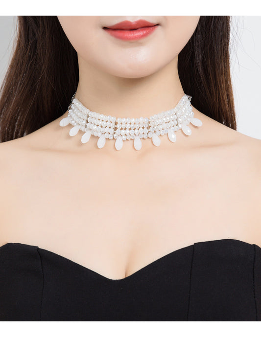 Collier Savia porté – Belle Miss Paris