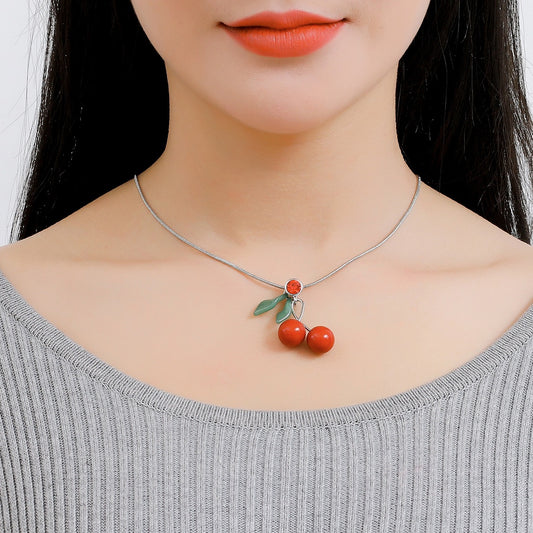 Collier cerise Calia