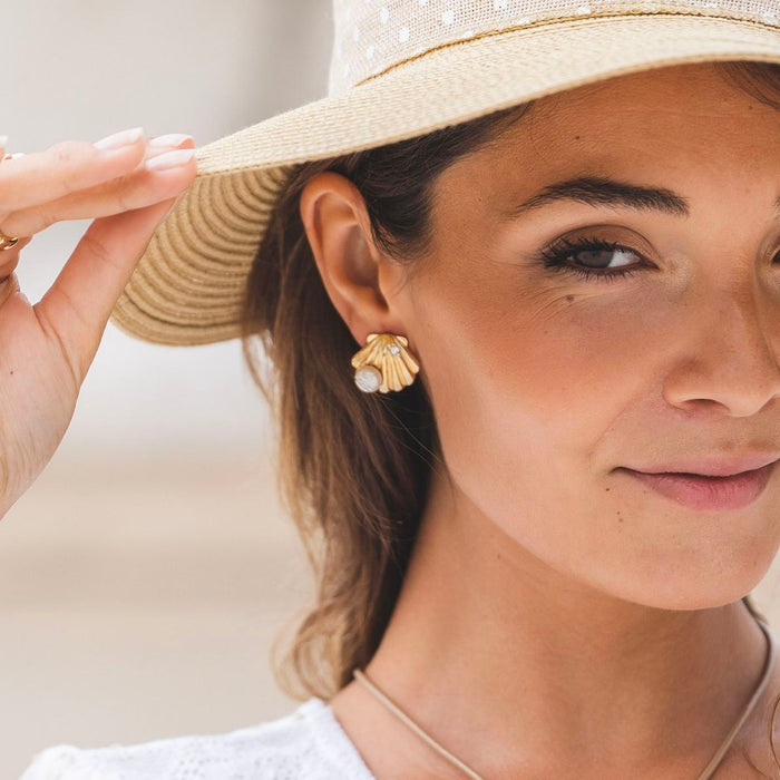 Boucle d'oreille tige Geronte