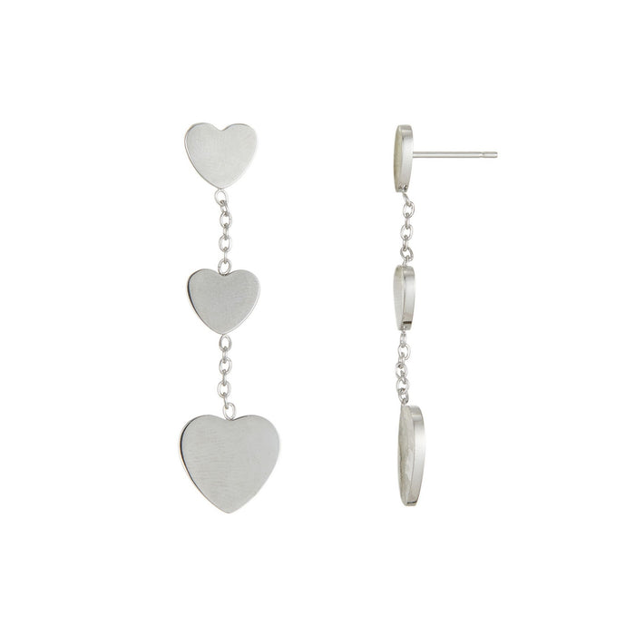 Boucle d'oreille tige Ullastina en acier inoxydable