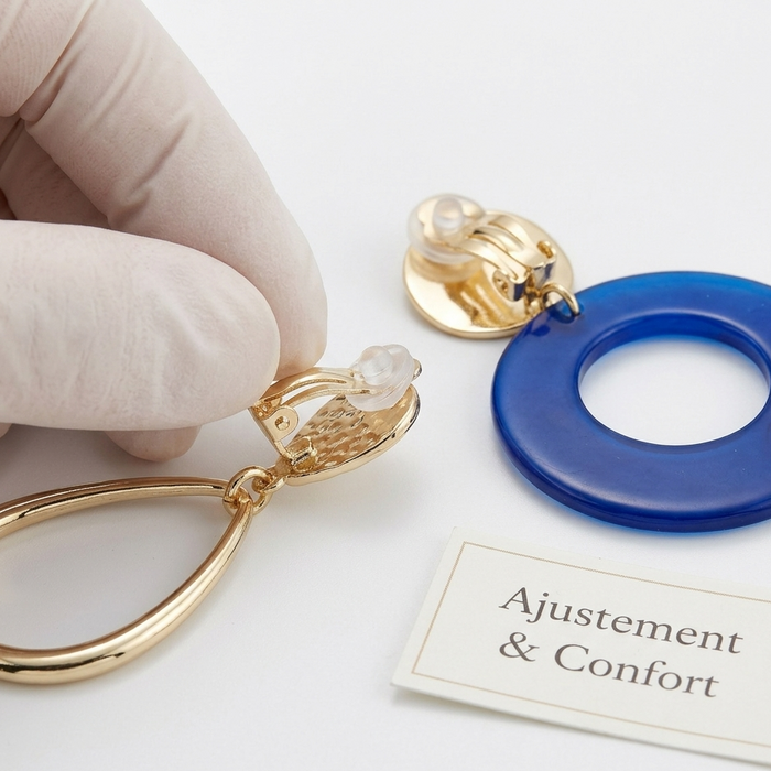 Boucles d’oreilles clips : éviter la douleur et gagner en confort