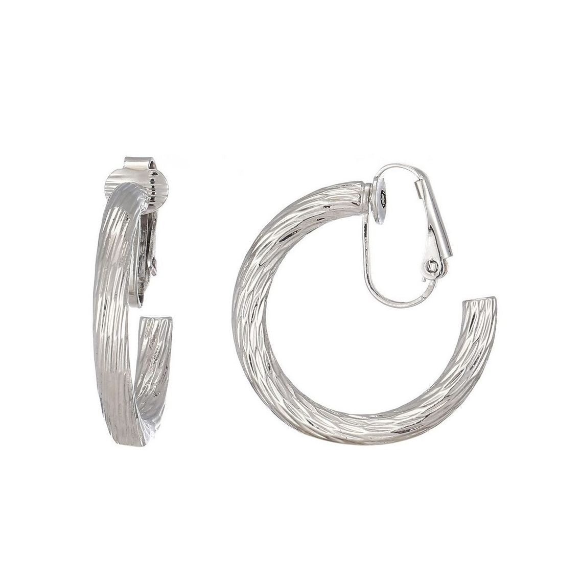 Boucles d'oreilles clip créole – Pour oreilles non percées