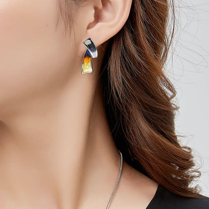 Boucle d'oreille tige Arata