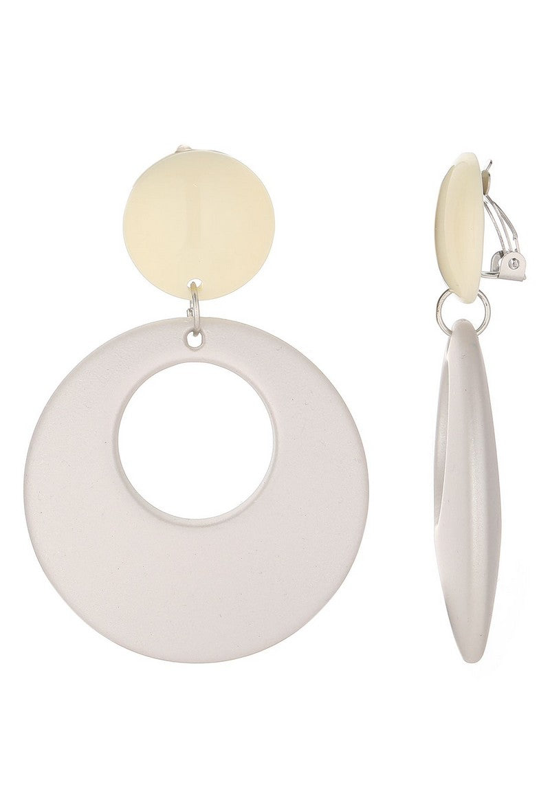 Boucle d'oreille clip Azuma