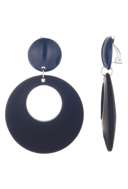 Boucle d'oreille clip Azuma