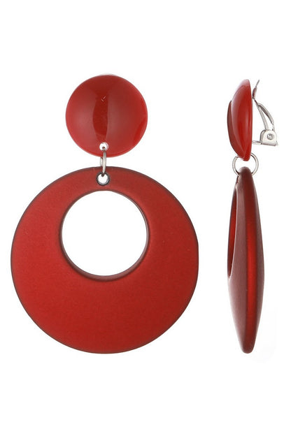 Boucle d'oreille clip Azuma