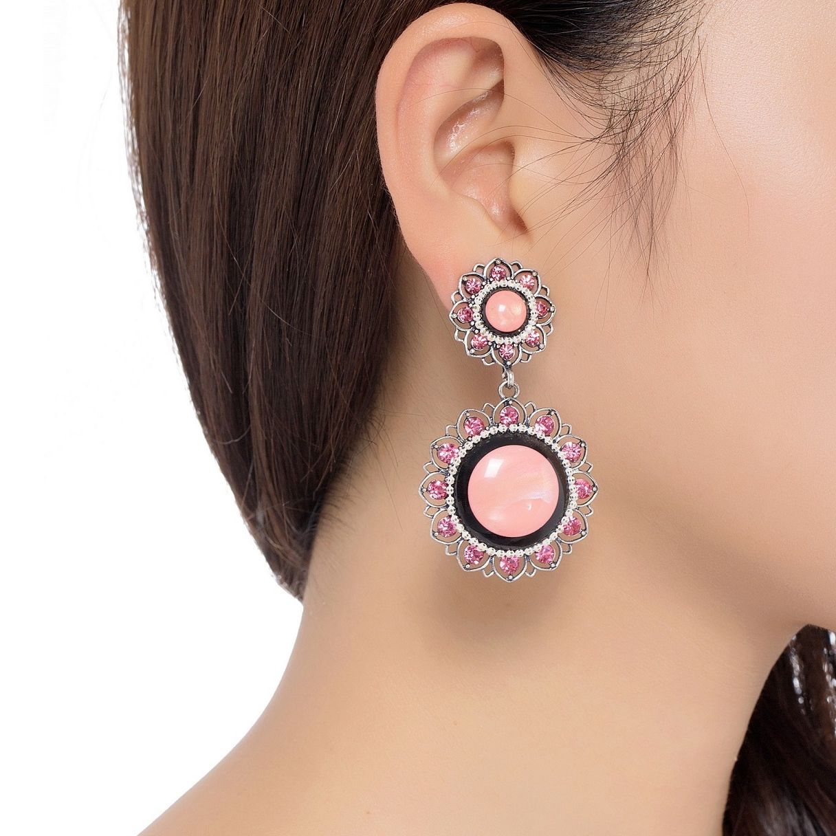 Boucle d'oreille clip Doria