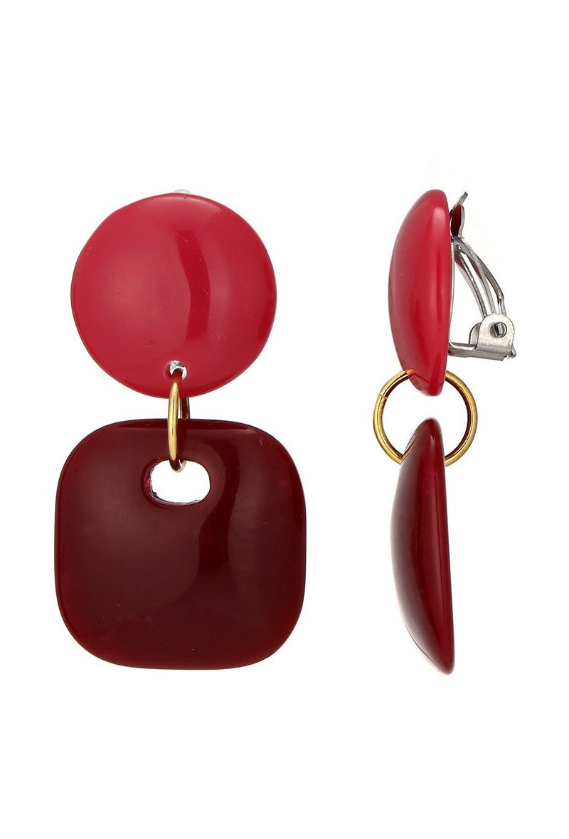 Boucle d'oreille clip Eeva
