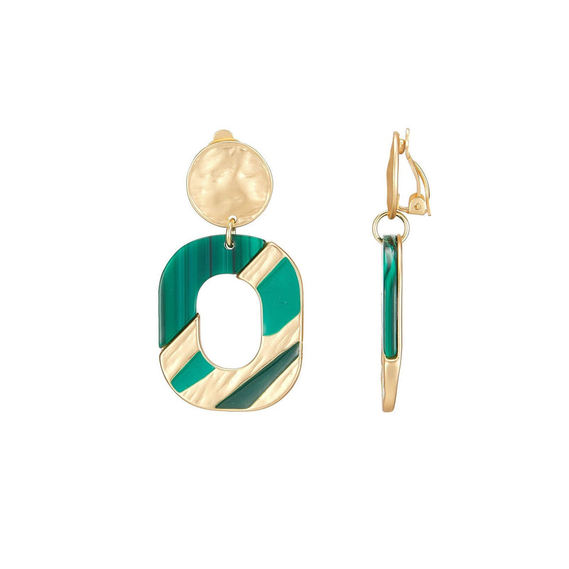 Boucle d'oreille clip Elisaveta