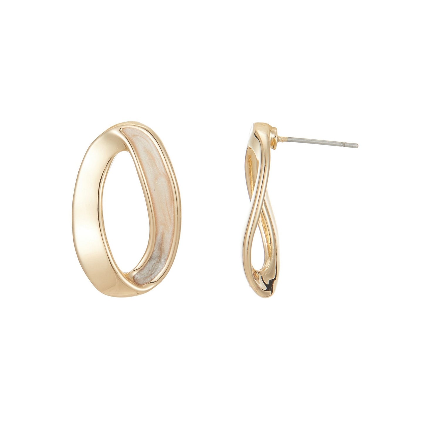 Boucle d'oreille tige Emelina