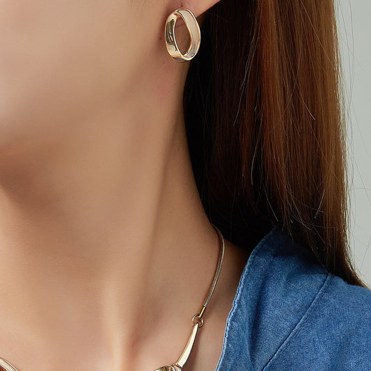 Boucle d'oreille tige Emelina