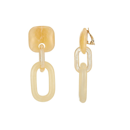 Boucle d'oreille clip Eudocia