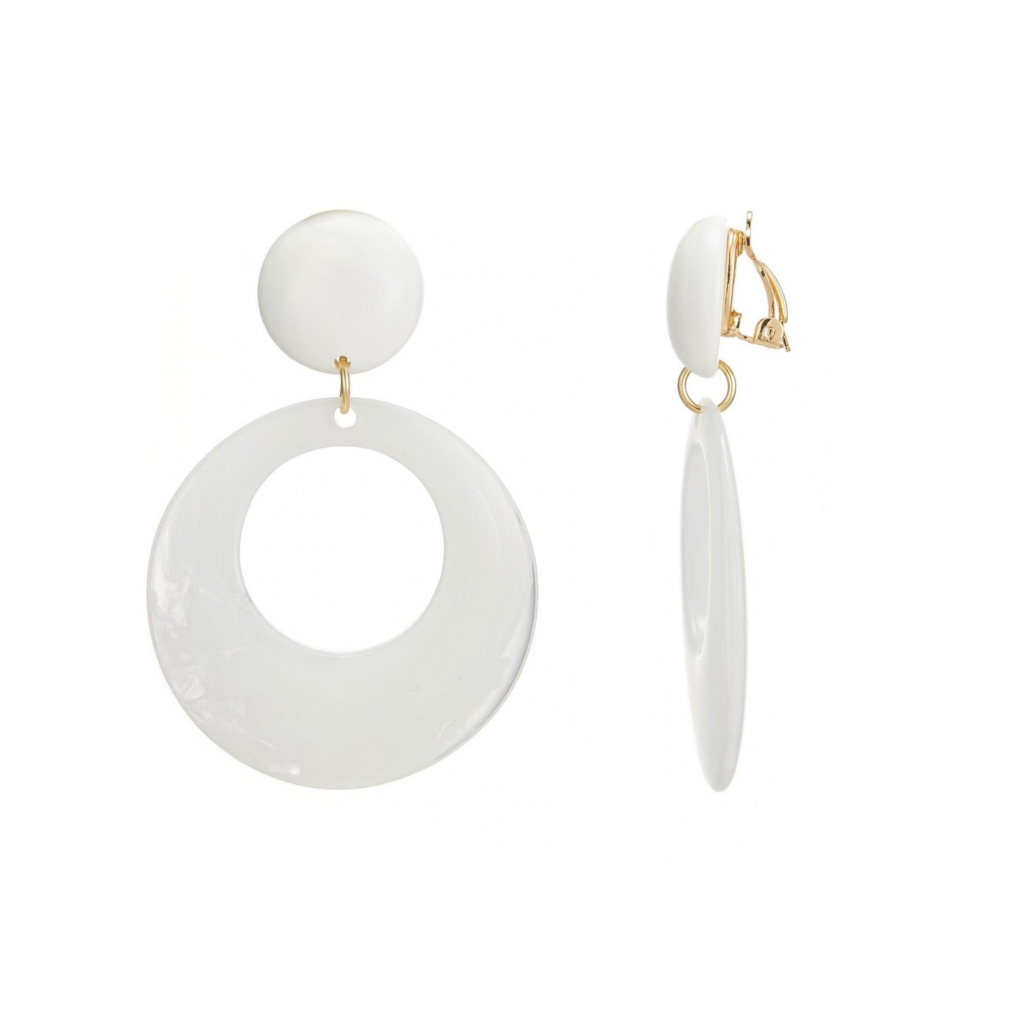 Boucle d'oreille clip Eugenie