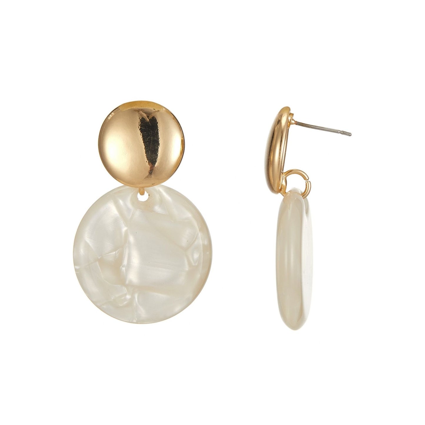 Boucle d'oreille tige Evalia