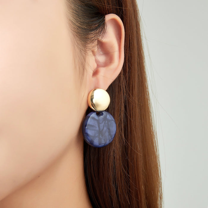 Boucle d'oreille tige Evalia