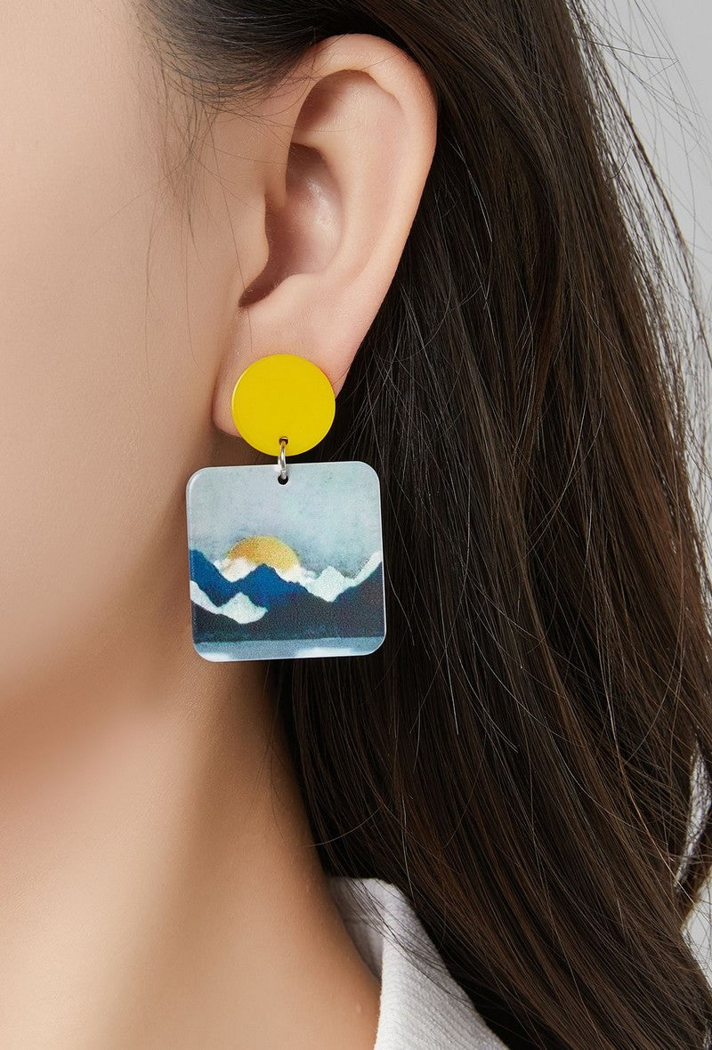 Boucles d'oreilles clip Fabricia en acier inoxydable