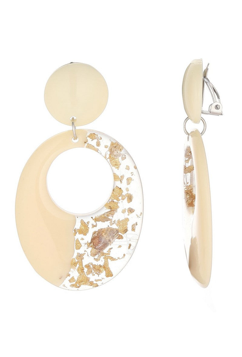 Boucle d'oreille clip Fanchon