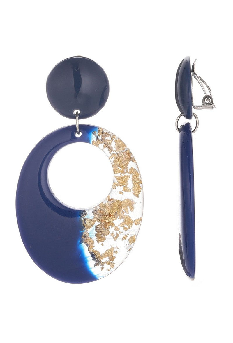 Boucle d'oreille clip Fanchon