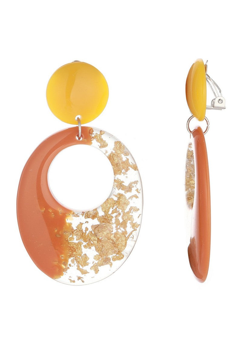 Boucle d'oreille clip Fanchon