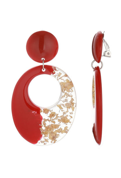 Boucle d'oreille clip Fanchon