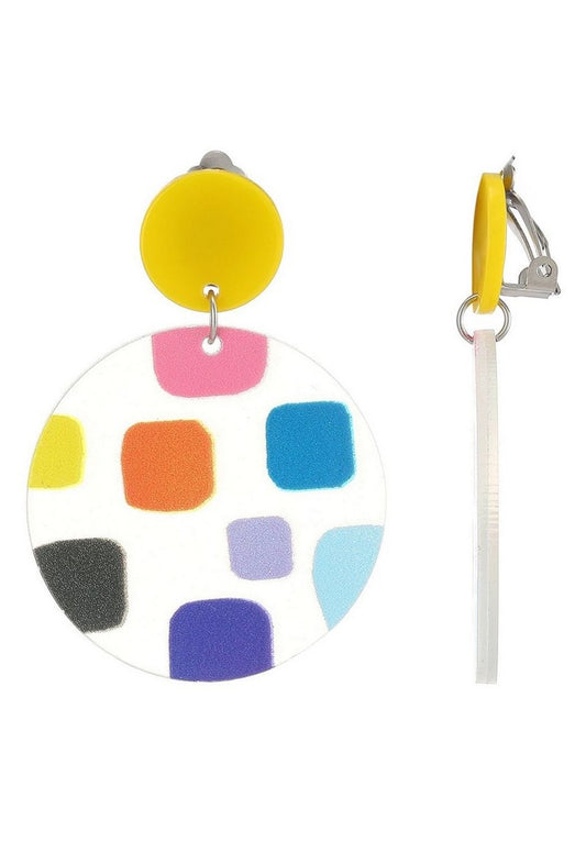 Boucle d'oreille clip Faouze