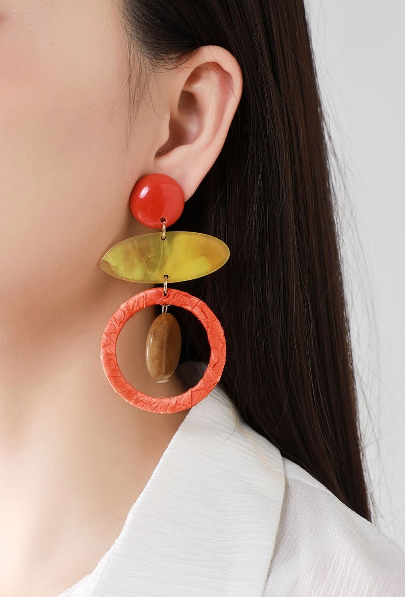 Boucle d'oreille clip Fenando