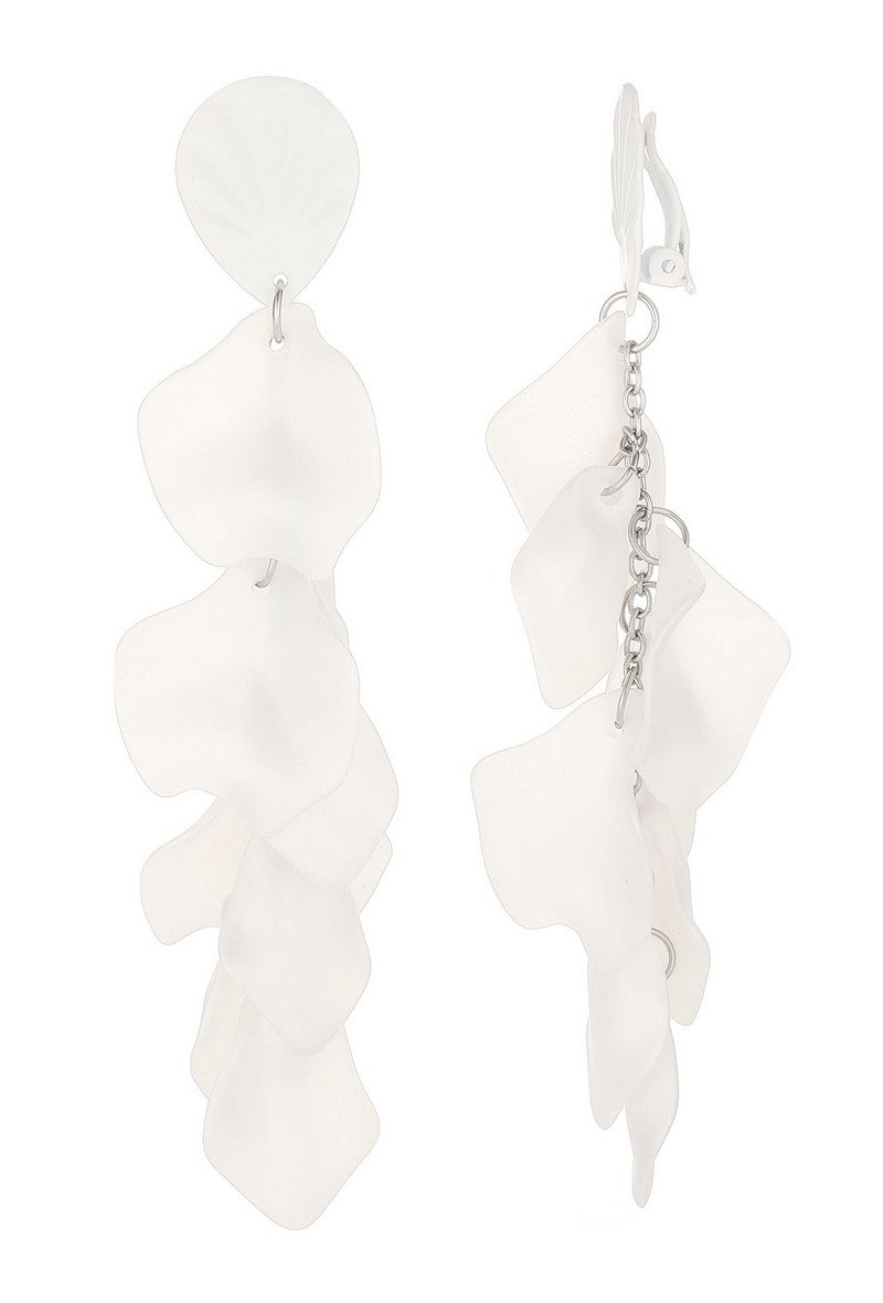 Boucles d'oreilles clip Finella en acier inoxydable